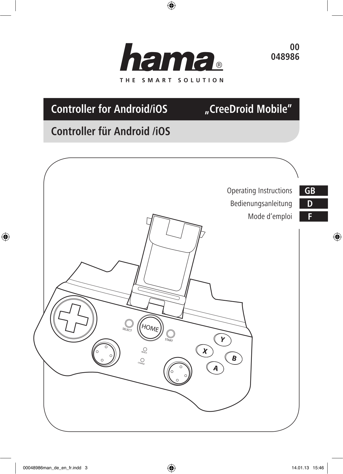 Hama 48986 User manual