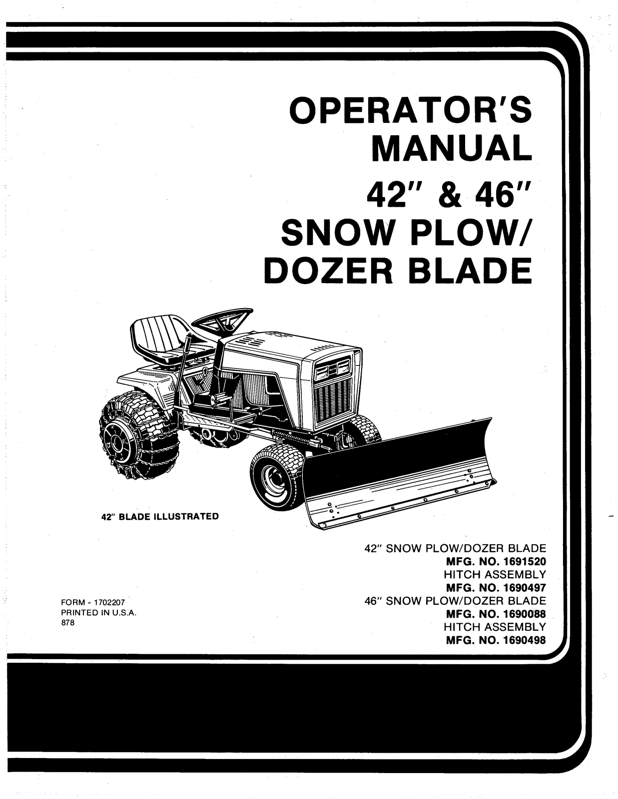 Snapper 1691520 User Manual