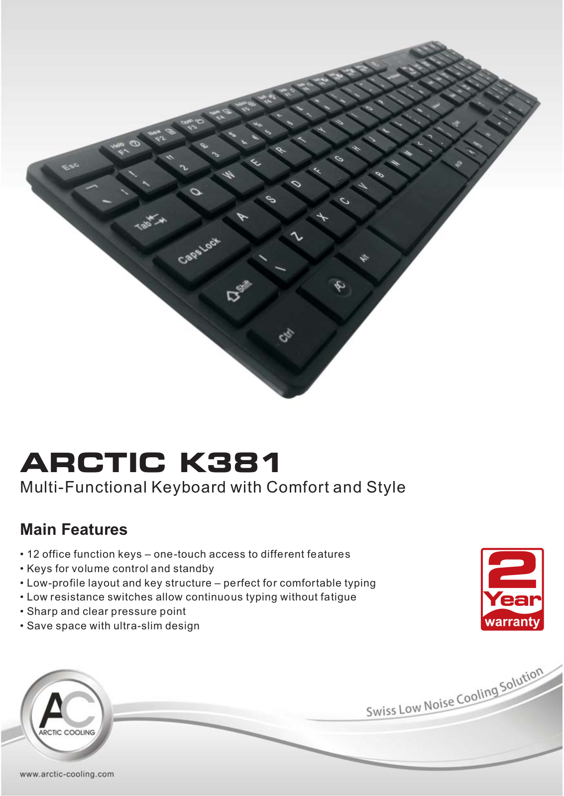 Arctic Cooling K381 Brochure - ManualMachine.com