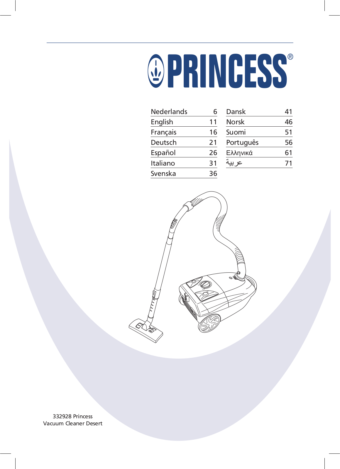 Princess 332928 Desert User Manual