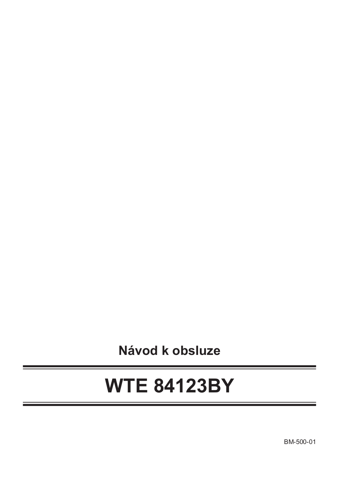 Bosch WTE 84123 User Manual