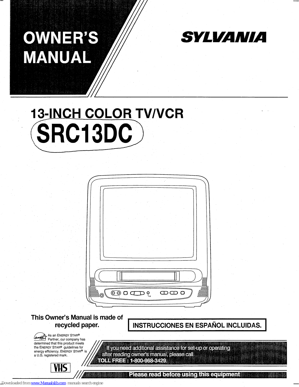 Sylvania SRC13DC Owner's Manual - ManualMachine.com