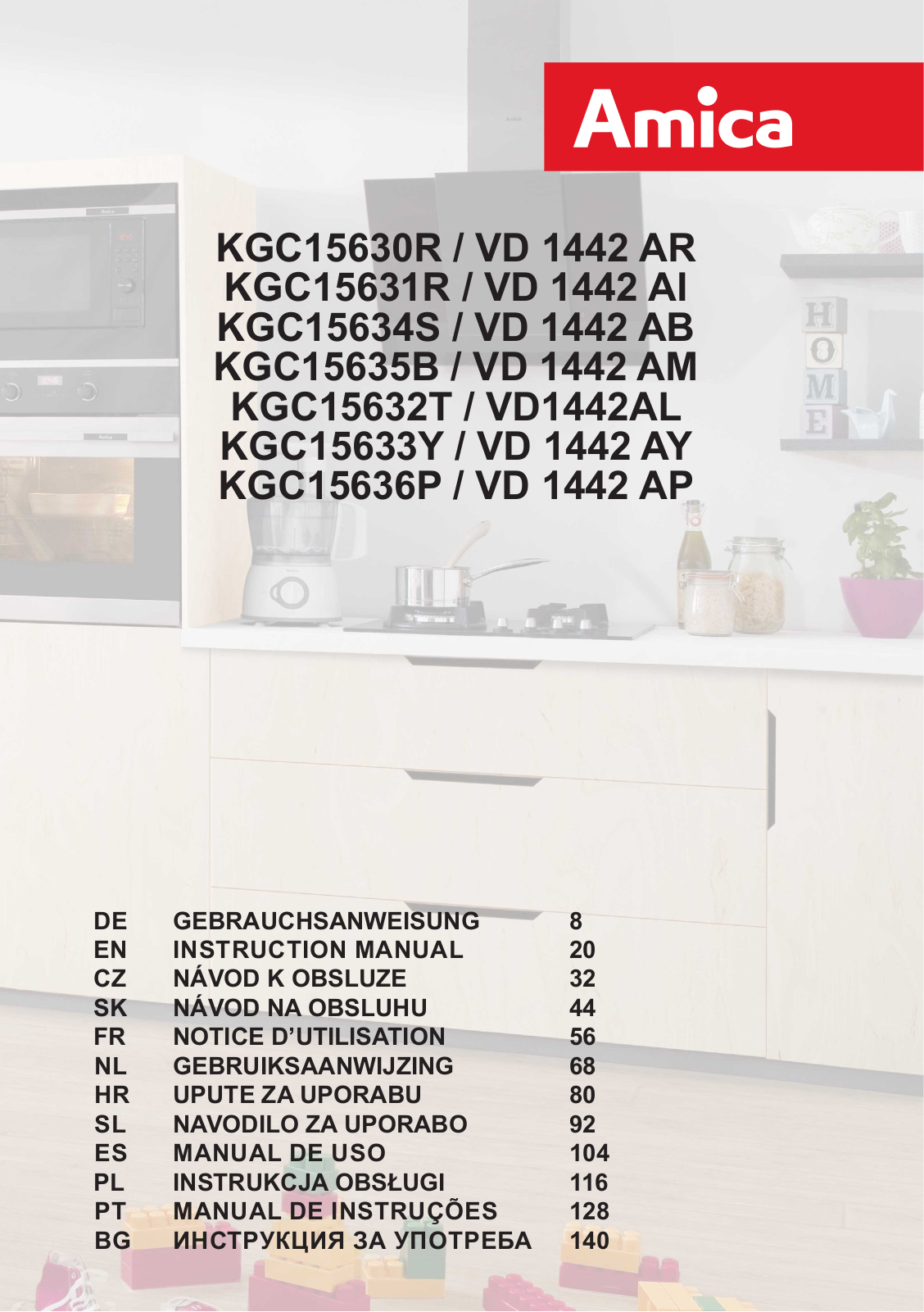 Amica Retro VD 1442 AY User Manual