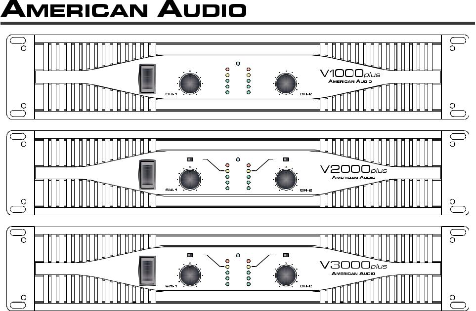 American audio V3000 PLUS Manual
