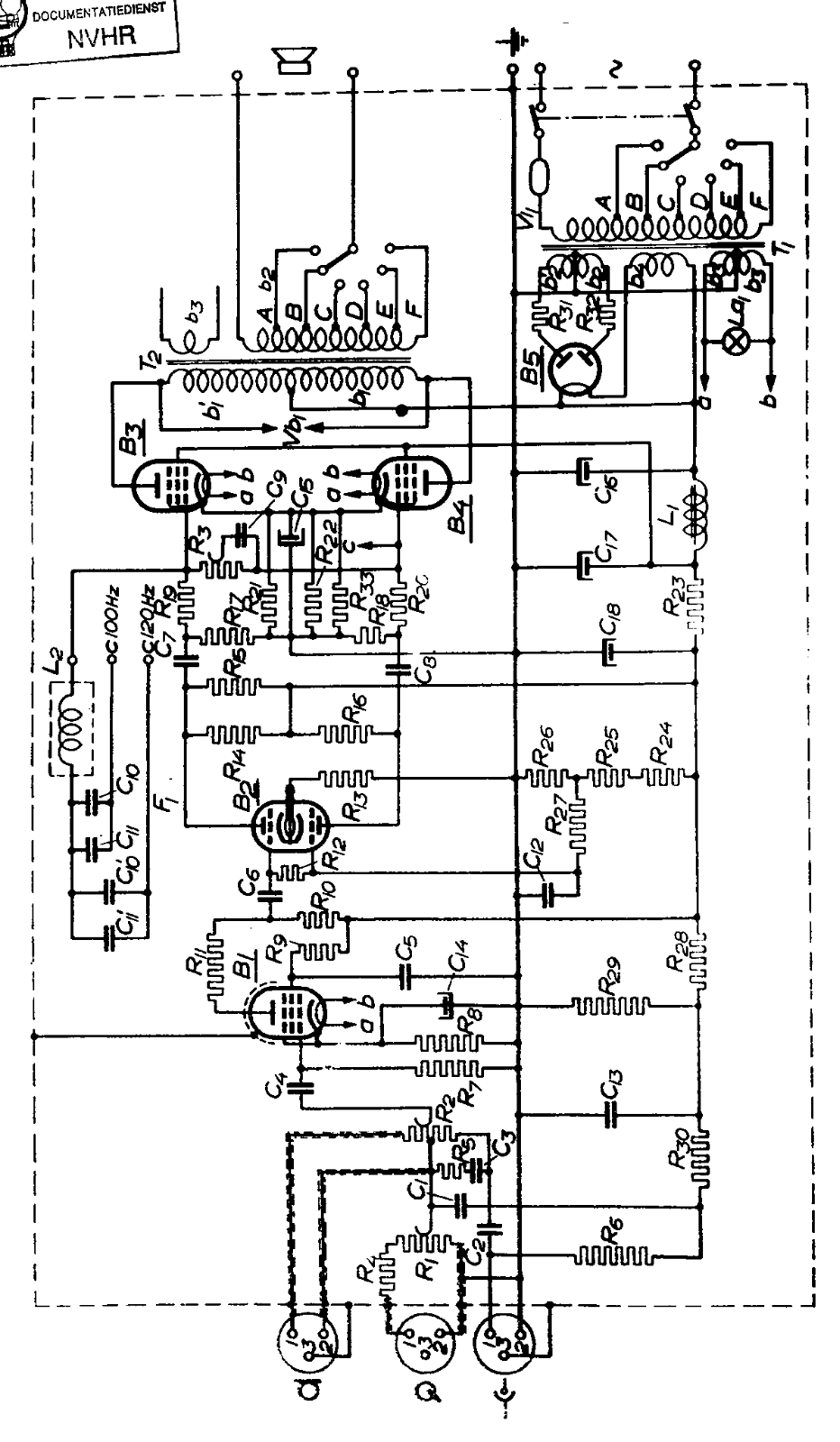 Philips 2883 Schematic