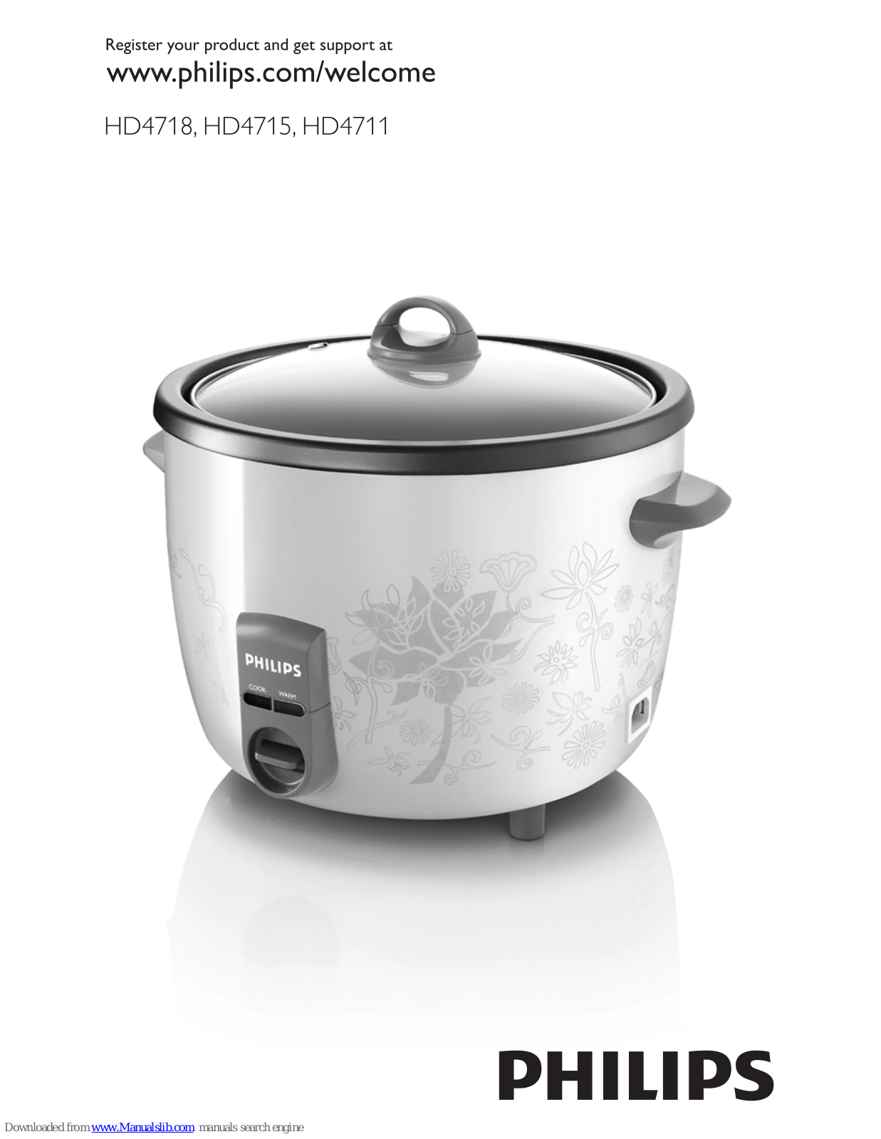 Philips HD4718/00, HD4715/00, HD4718/64, HD4715/64, HD4711/64 User Manual - ManualMachine.com