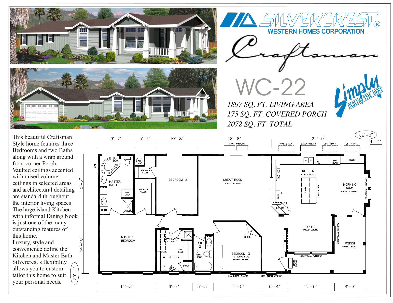 Silvercrest WC22 Floor Plan