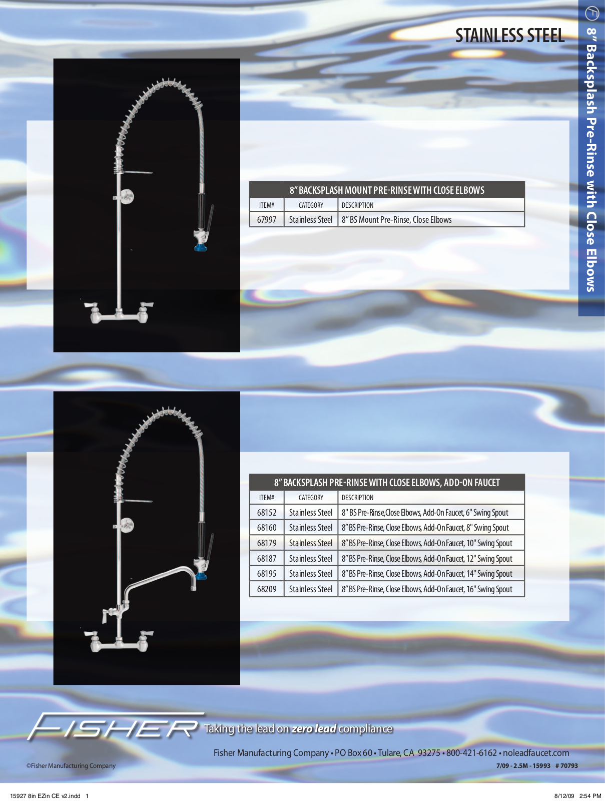 Fisher Manufacturing 52922 User Manual