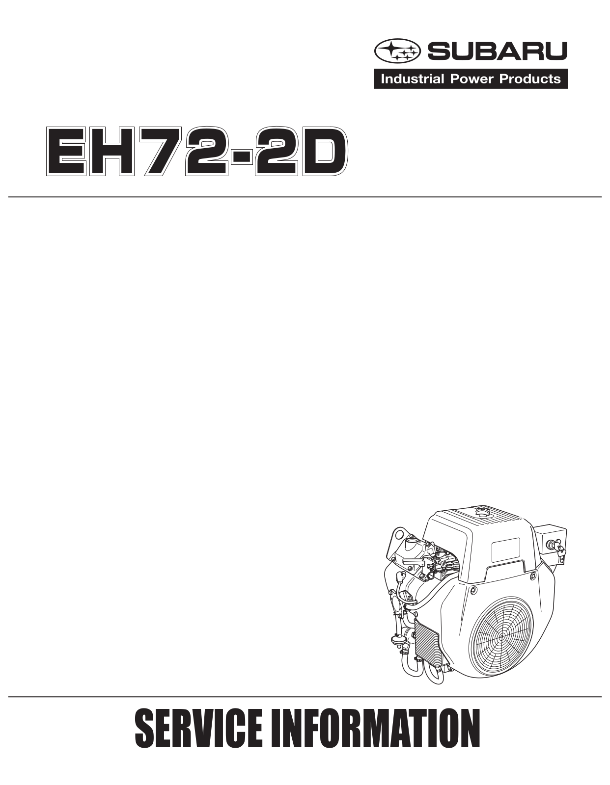 Subaru EH72-2D User Manual