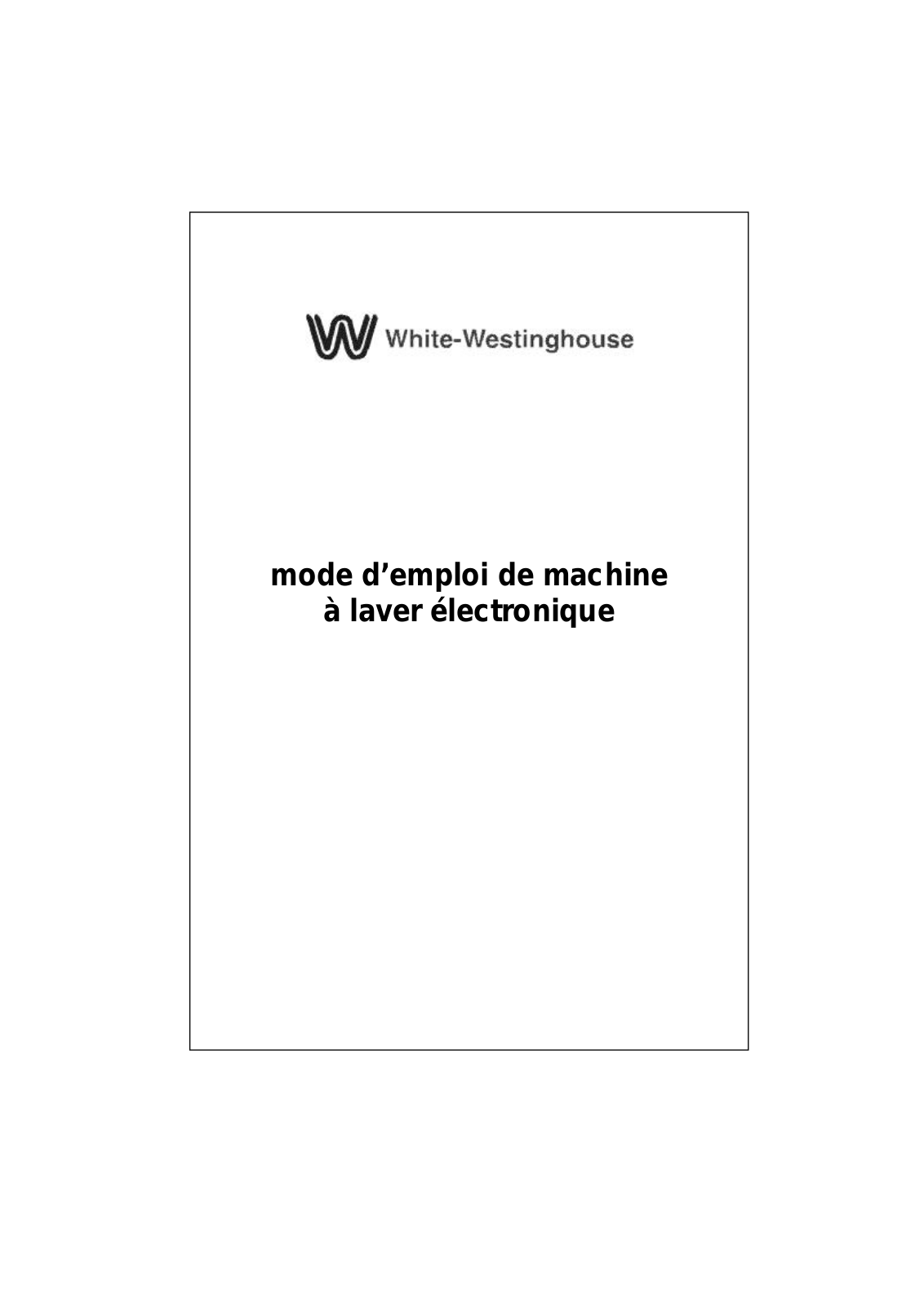 SMEG WM55 User Manual