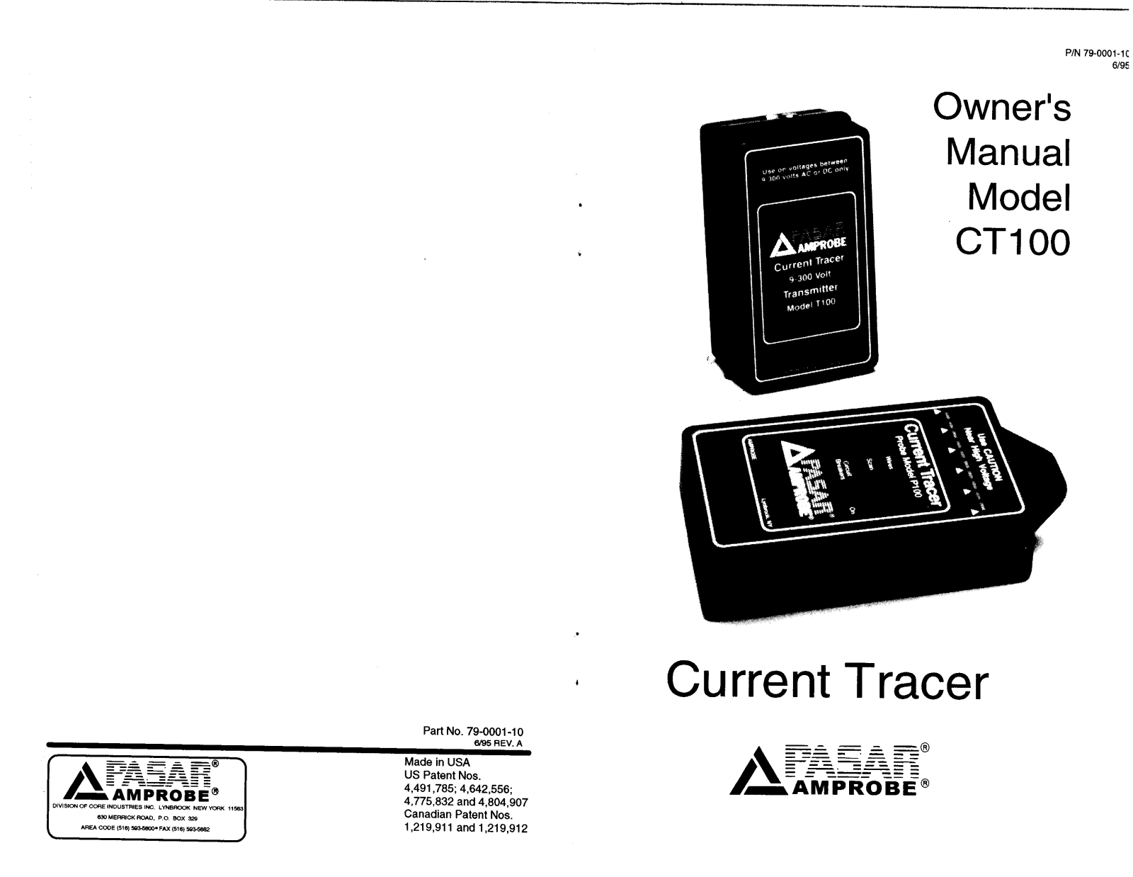 Amprobe CT100 Users Manual