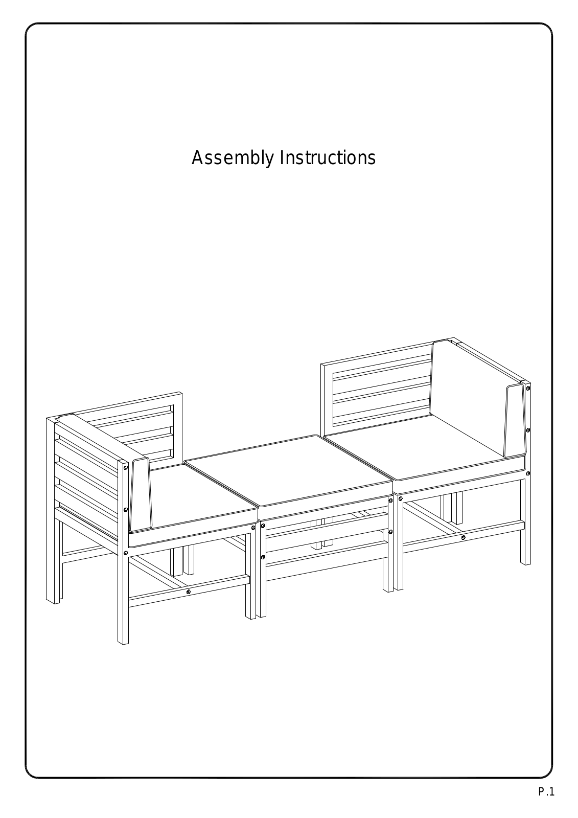 Sand & Stable W006637365 Assembly Instructions - ManualMachine.com