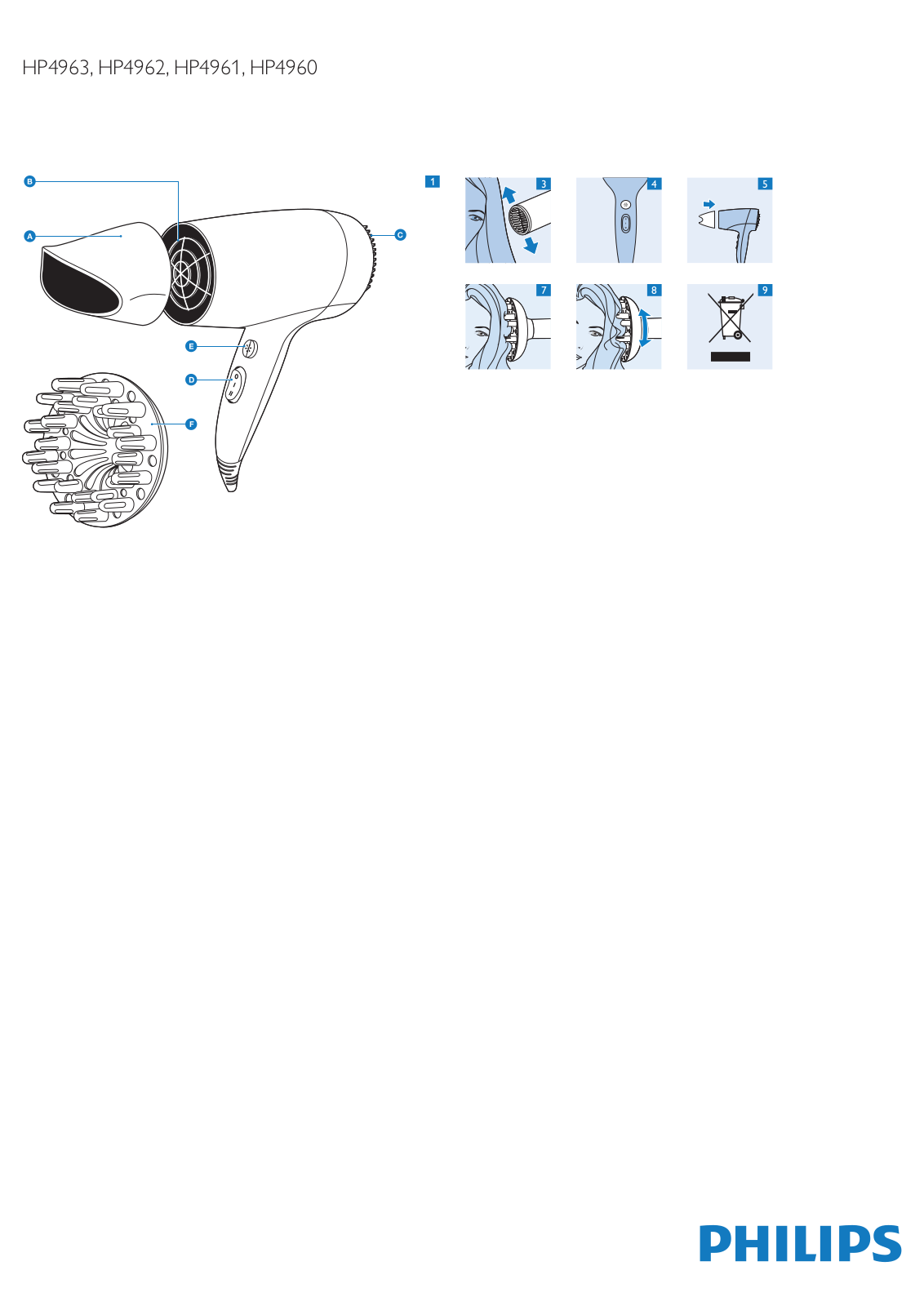 Philips HP4663 User Manual