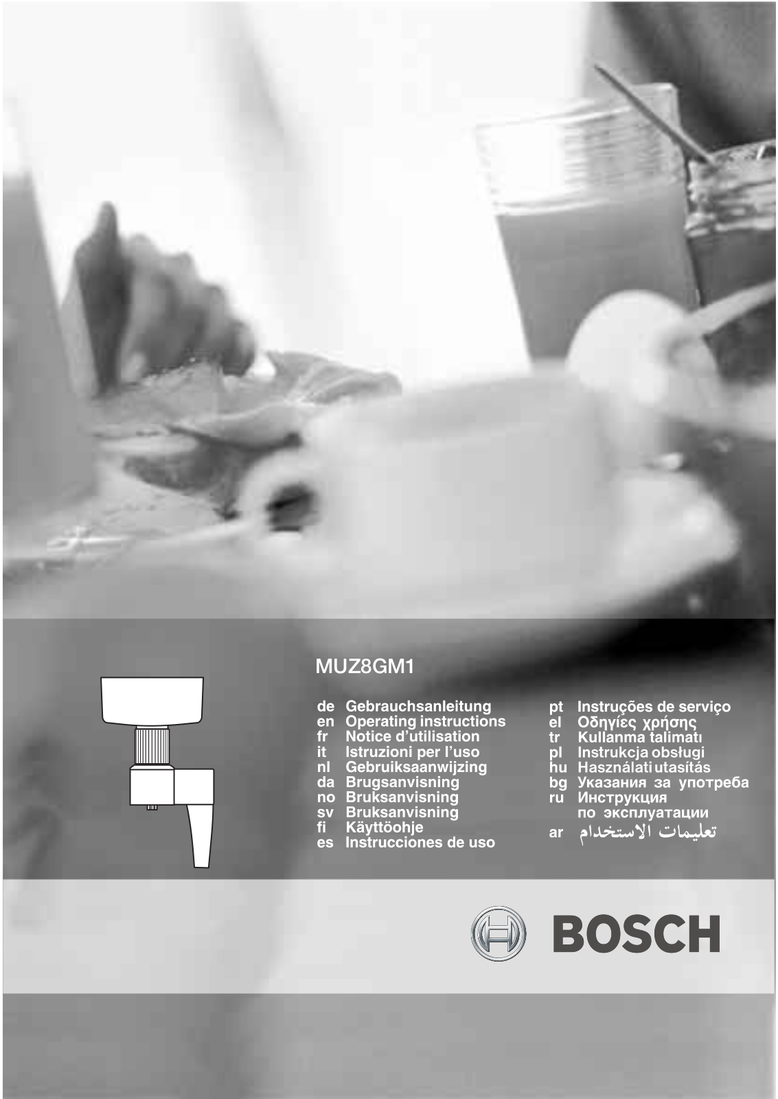 BOSCH MUZ8GM1 User Manual