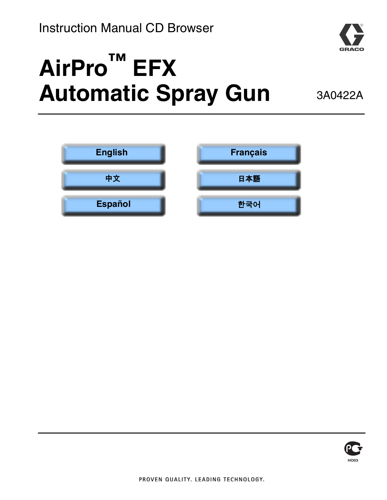 Graco Inc AirPro 3A0403, AirPro 3A0405, AirPro 3A0422, AirPro 313869, AirPro 3A0406 User Manual