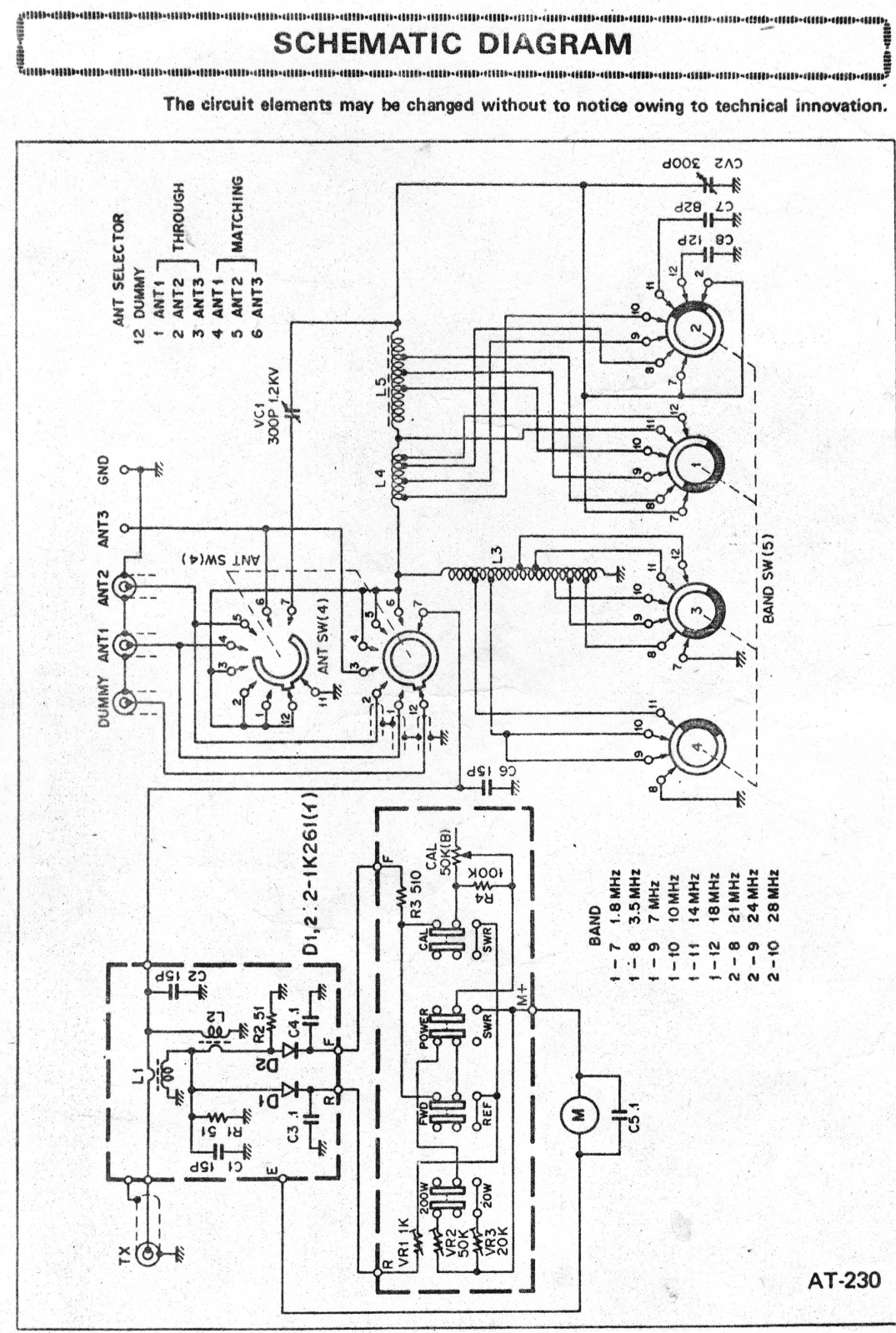 Inne AT-230 Schematic