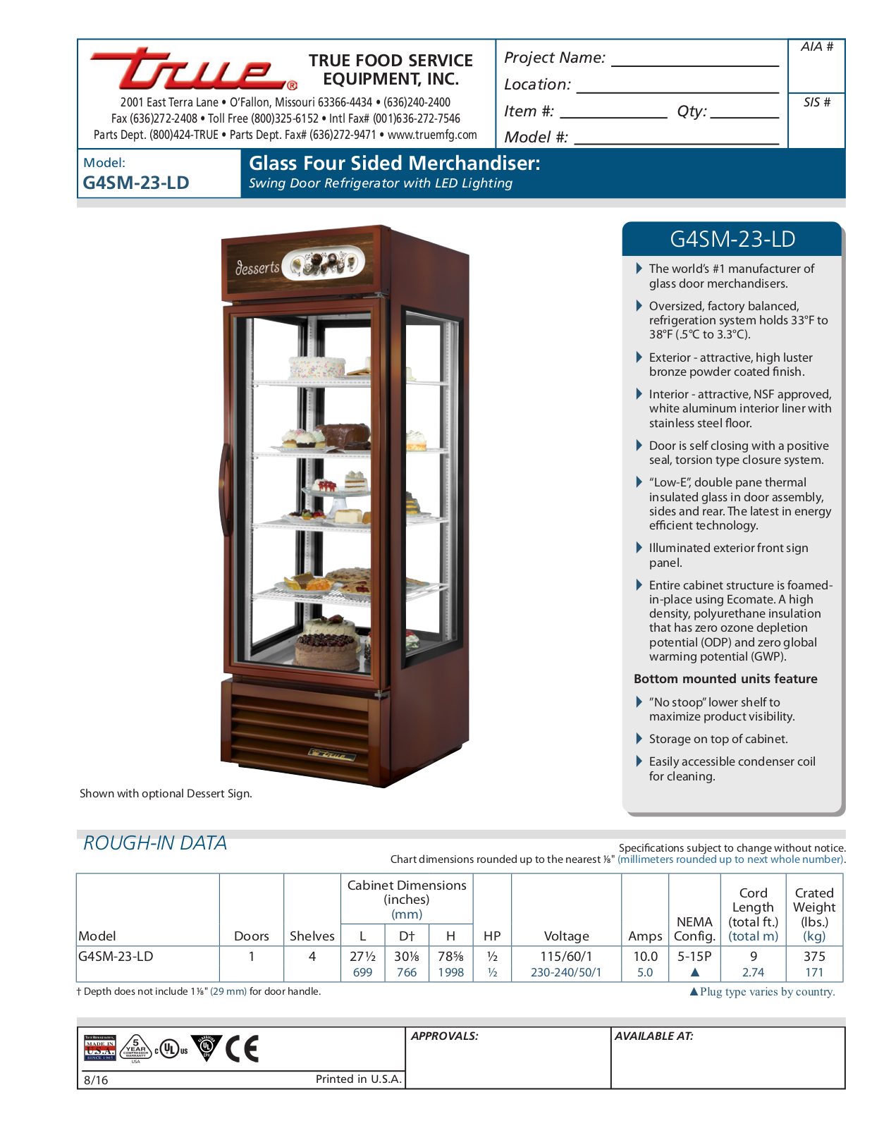 True G4SM-23-LD User Manual