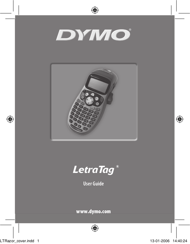 Dymo LetraTag Labelmaker User Manual