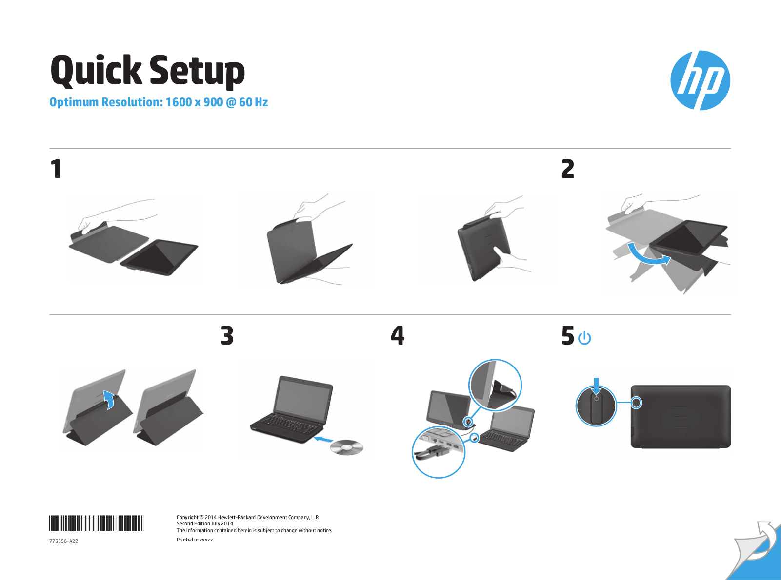 Hewlett Packard 3HX46AA Quick Start Guide