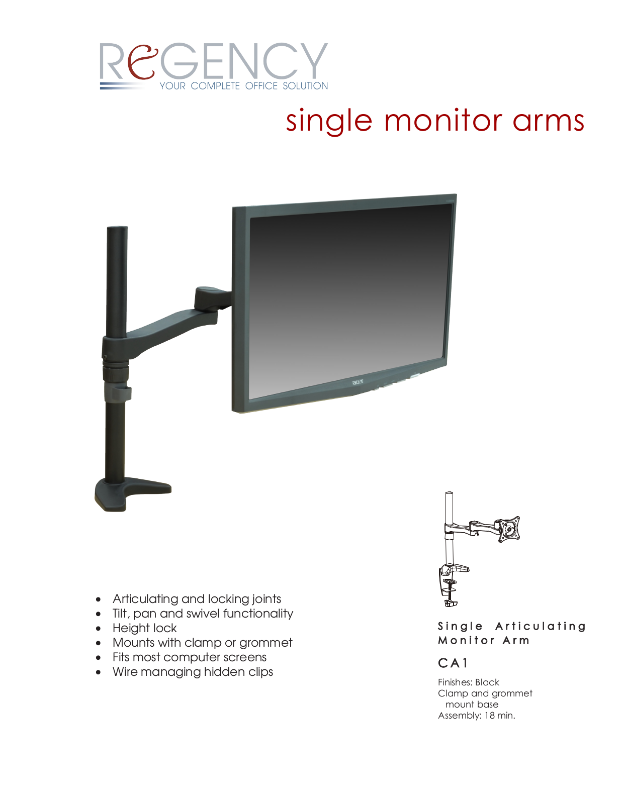 Regency REY1413 Specifications - ManualMachine.com