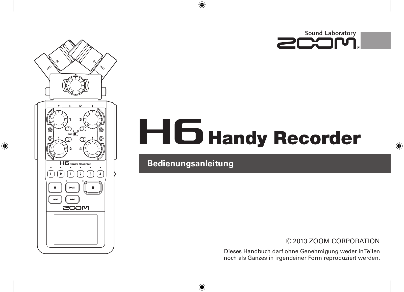 Zoom H6 User Manual