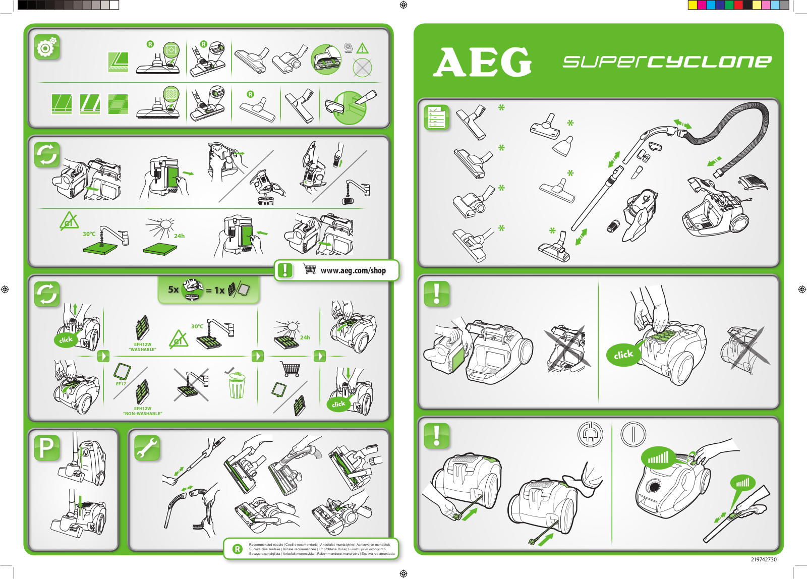 AEG supercyclone User manual