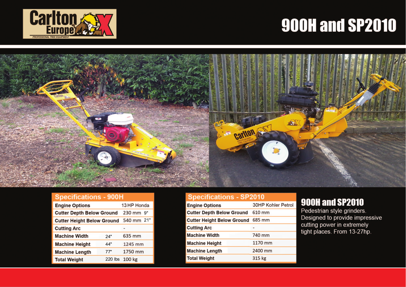 CARLTON 13 HP, SP2010 Specifications - ManualMachine.com