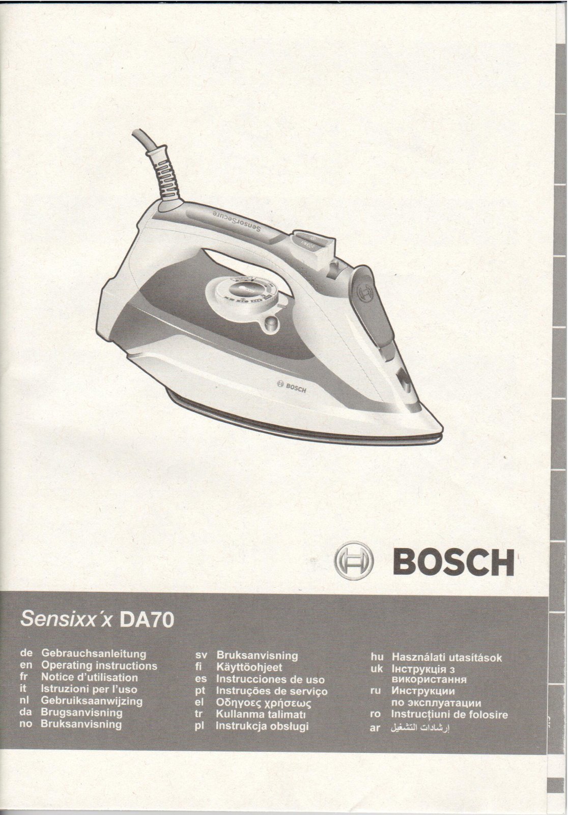 Bosch TDA 7028210 User Manual