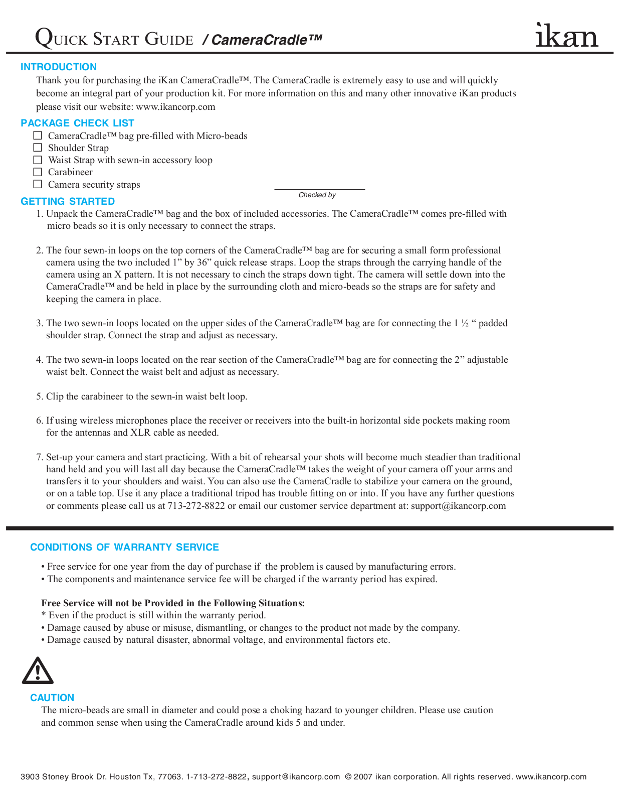 ikan CC01 User Manual