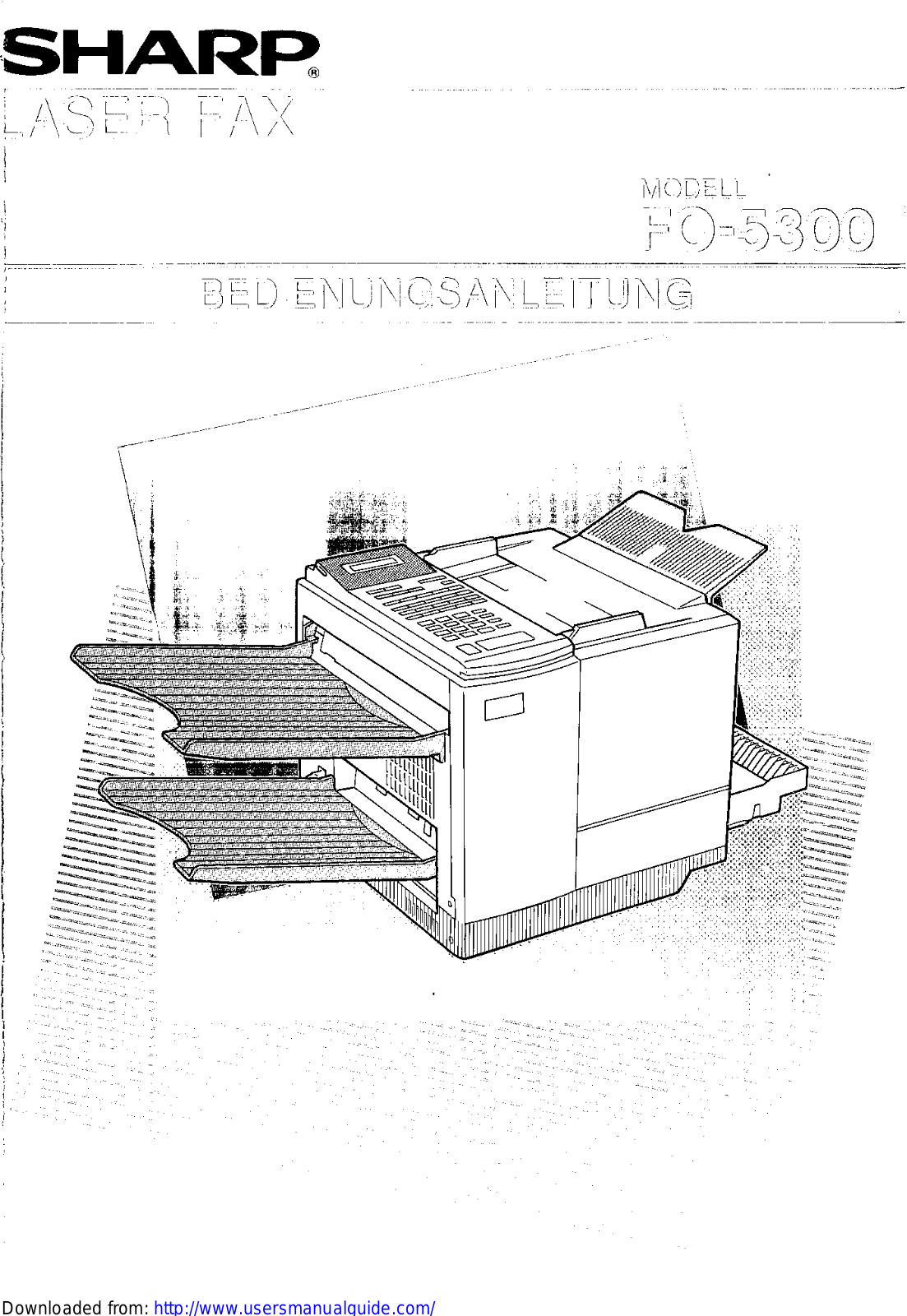 SHARP FO-5300 User Manual