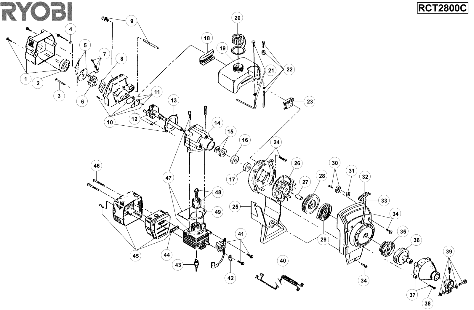 Ryobi RCT2800C User Manual