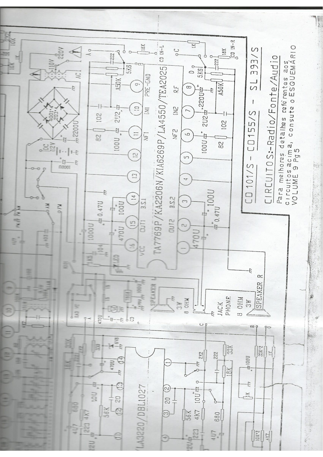 Lenoxx CD-101 Schematic