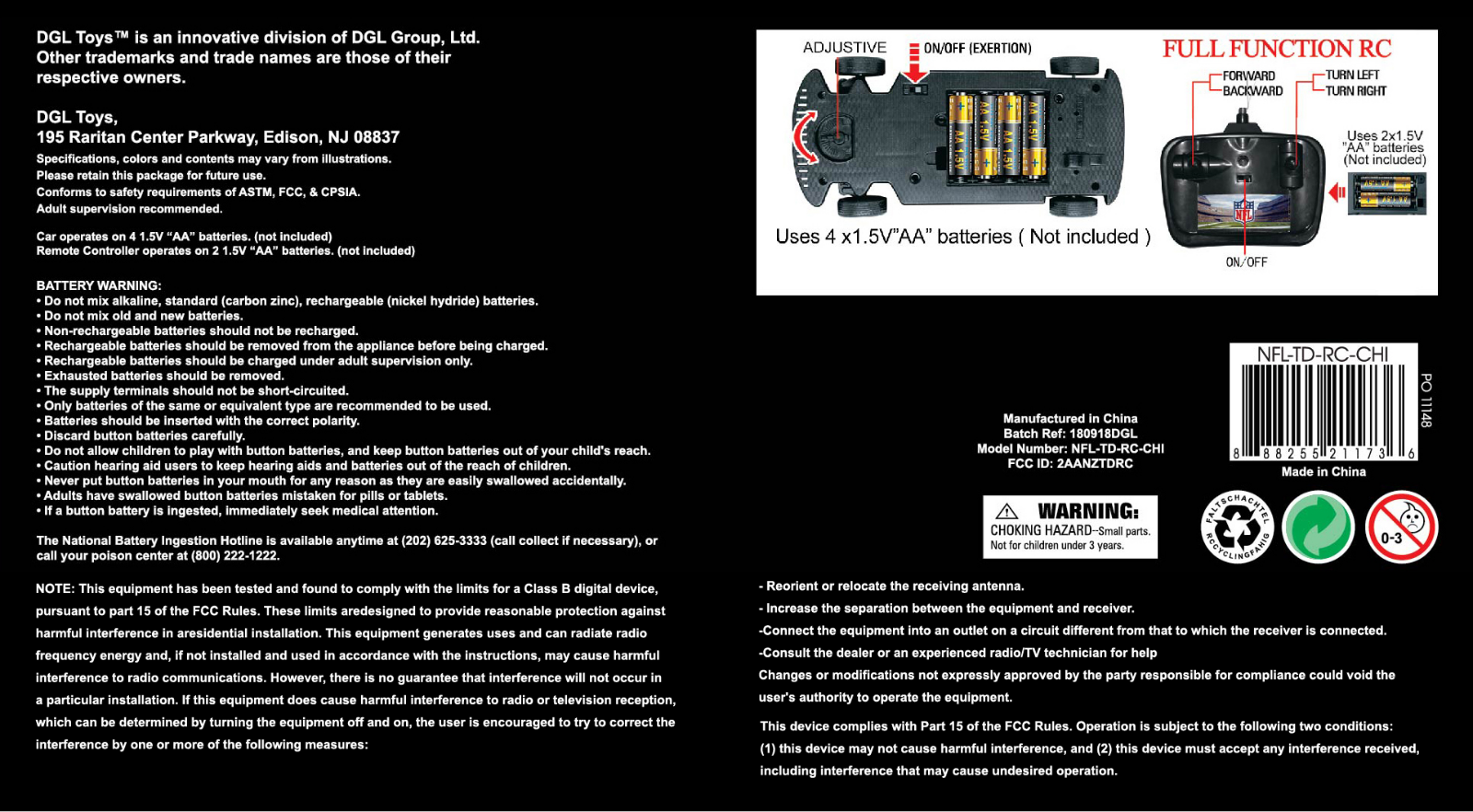 DGL Group TDRC User Manual