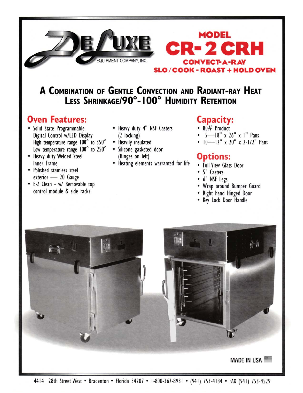 Deluxe CR-2 CRH User Manual