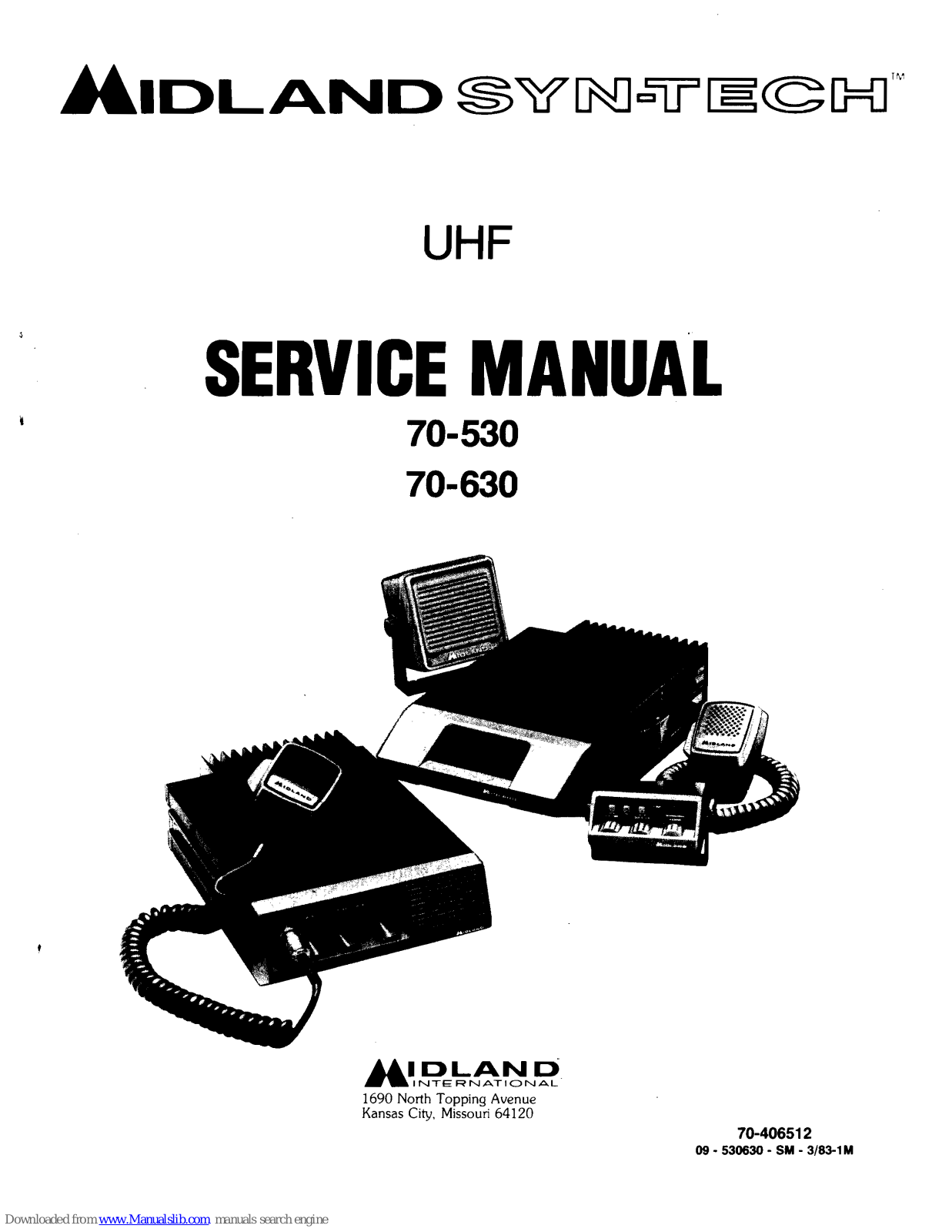 Midland 70-530, 70-630 Service Manual