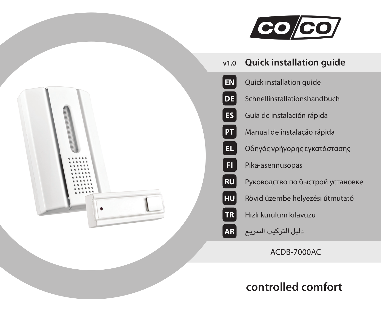 Coco ACDB-7000AC User Manual