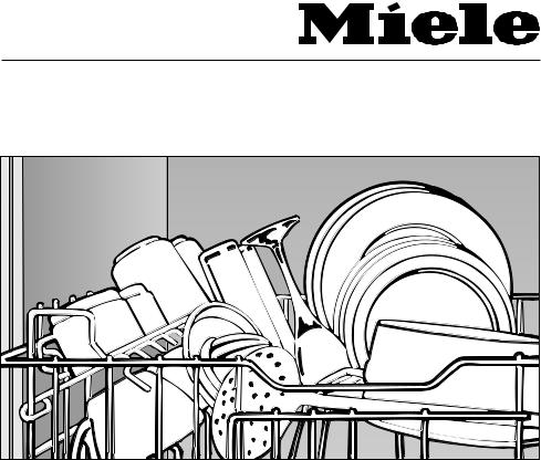 Miele G 880 Operating instructions