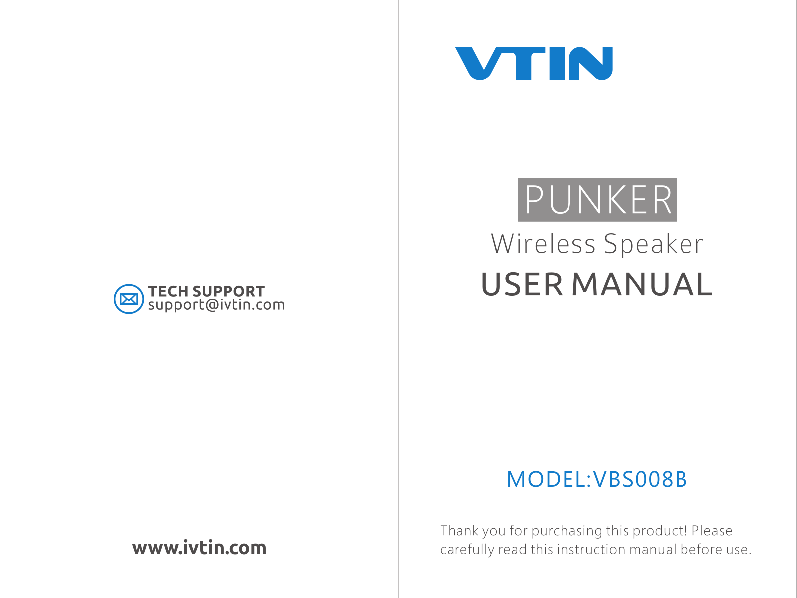 VTIN TECHNOLOGY VBS008B User Manual