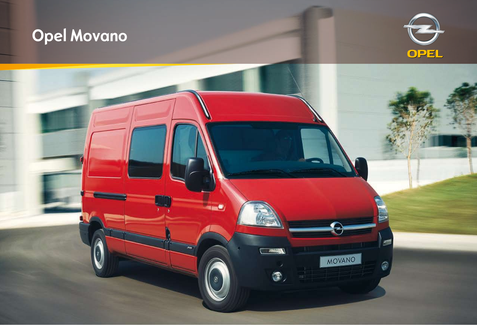 Opel MOVANO BROCHURE