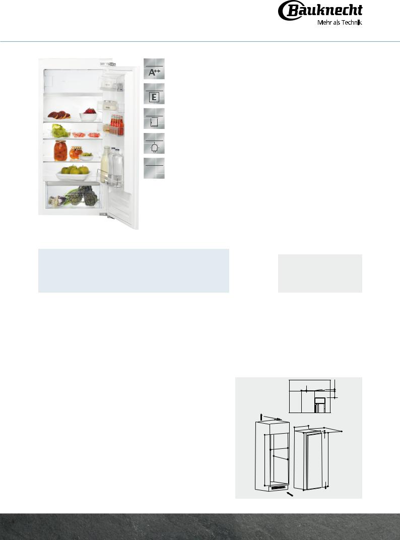 Bauknecht KVIE 2128 A++ User Manual