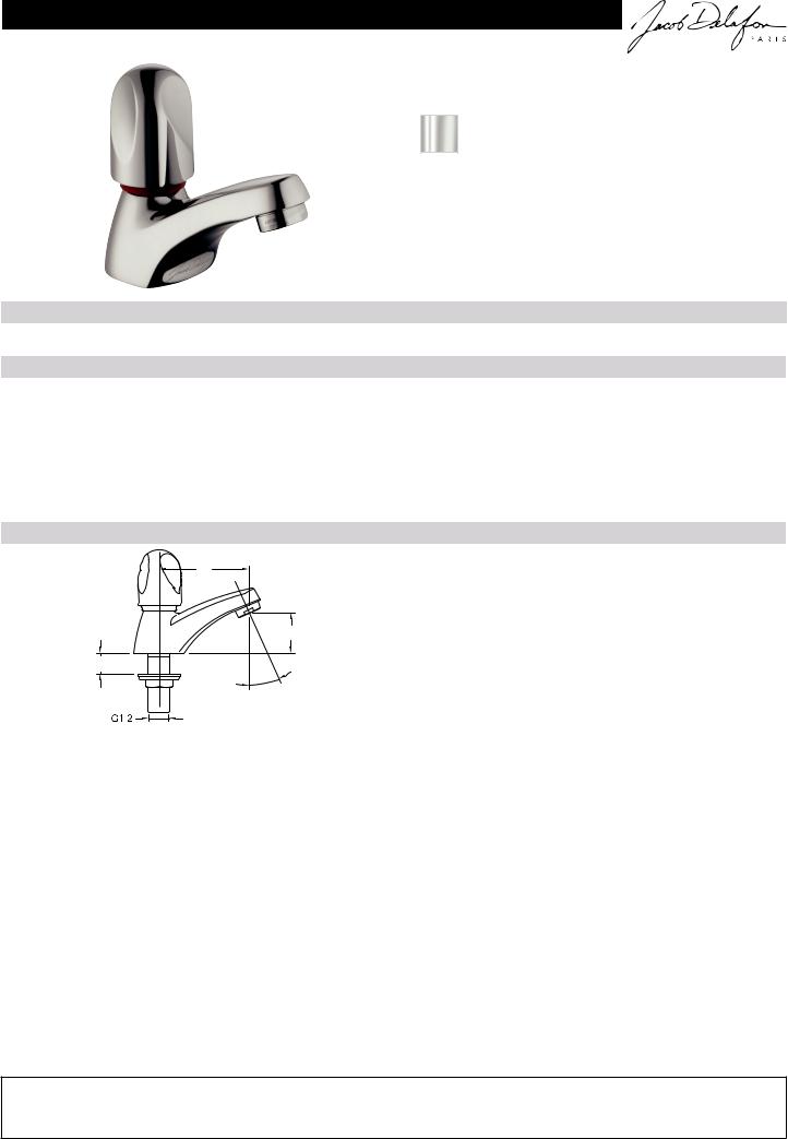 Jacob Delafon GALEO CD E72923-CP Datasheet