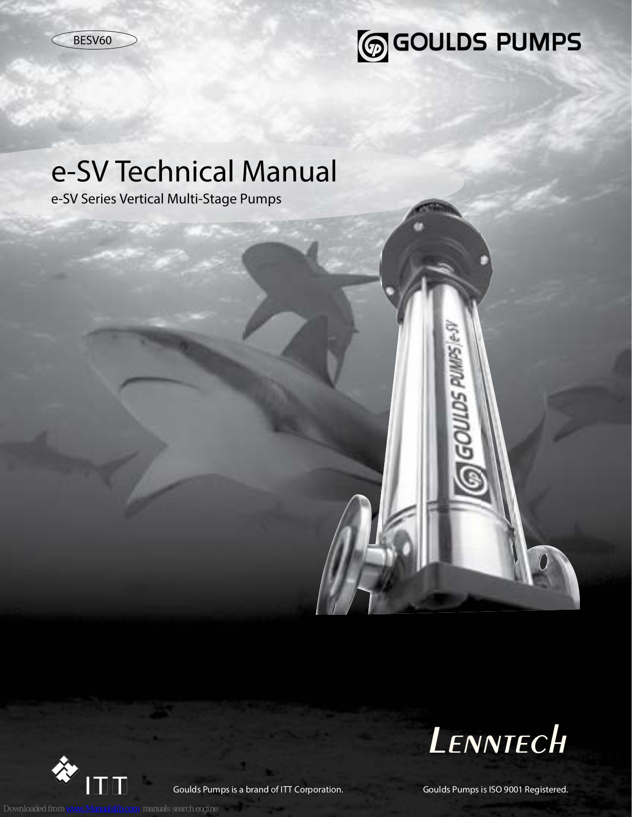 Goulds Pumps SVT-15SV, SVT-3SV, SVT-22SV, SVF-3SV, SVF-1SV Technical Manual