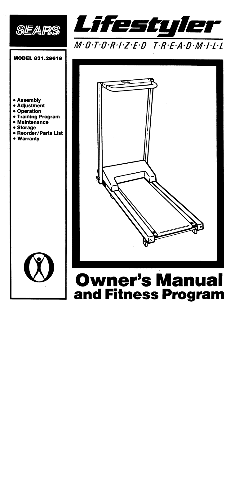 Lifestyler 831.296190 Owner's Manual