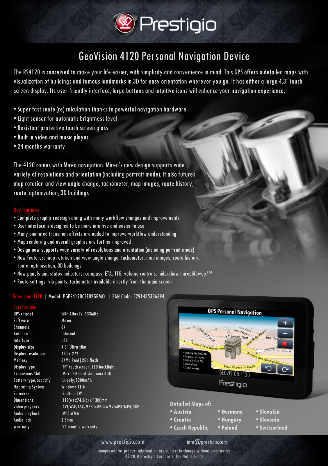 Prestigio PGPS4120 User Manual - ManualMachine.com