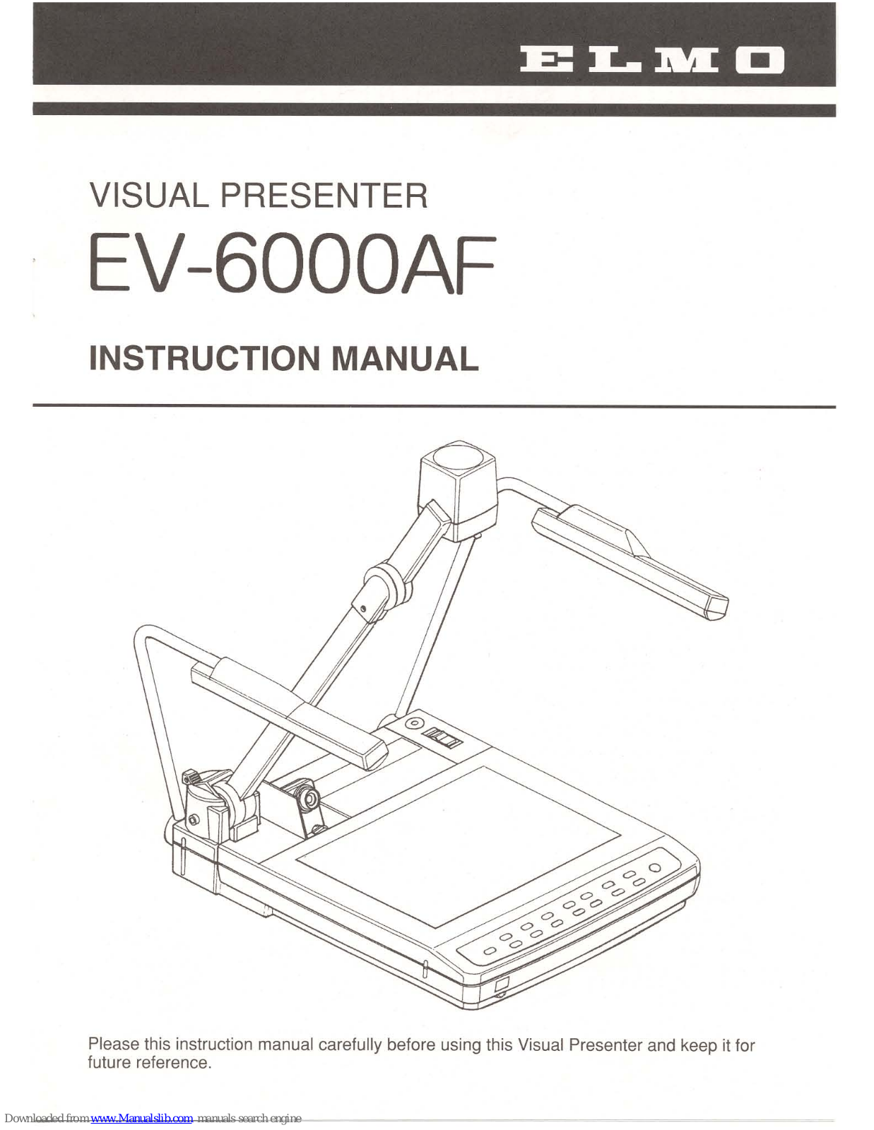 Elmo ST-1200, GS-1200 Instruction Manual