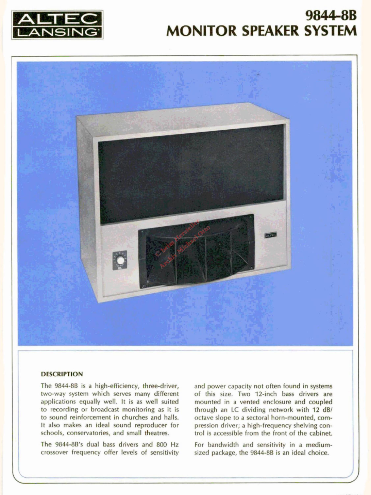 Altec 9644-8B brochure - ManualMachine.com