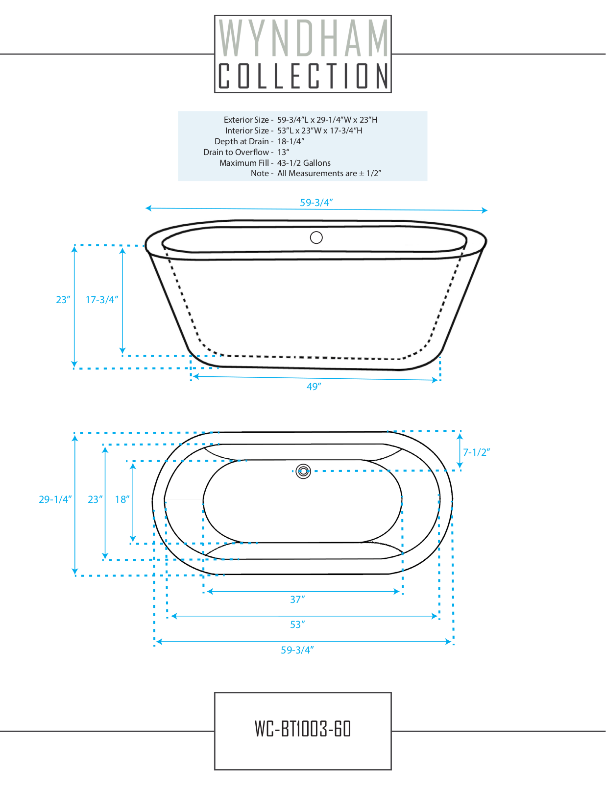 Wyndham Collection WCOBT100360 User Manual