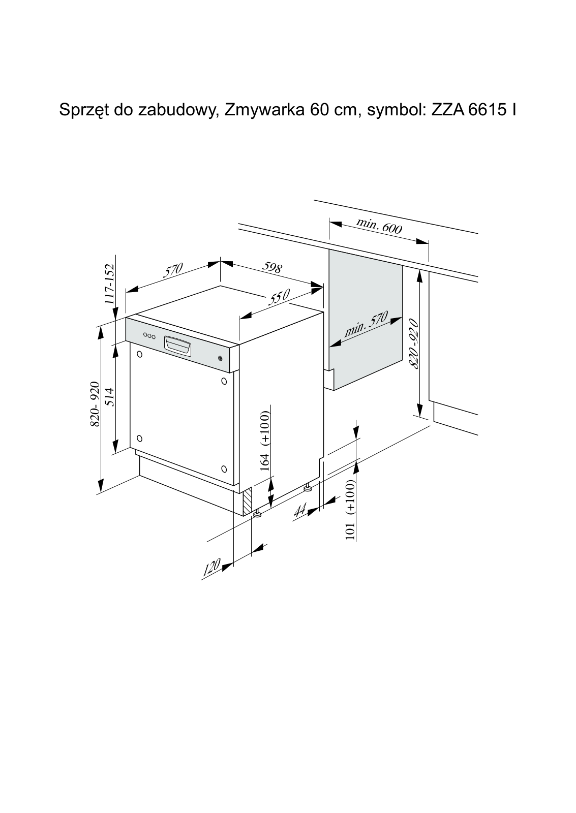 Amica ZZA 615 I, ZZA 628 I User Manual