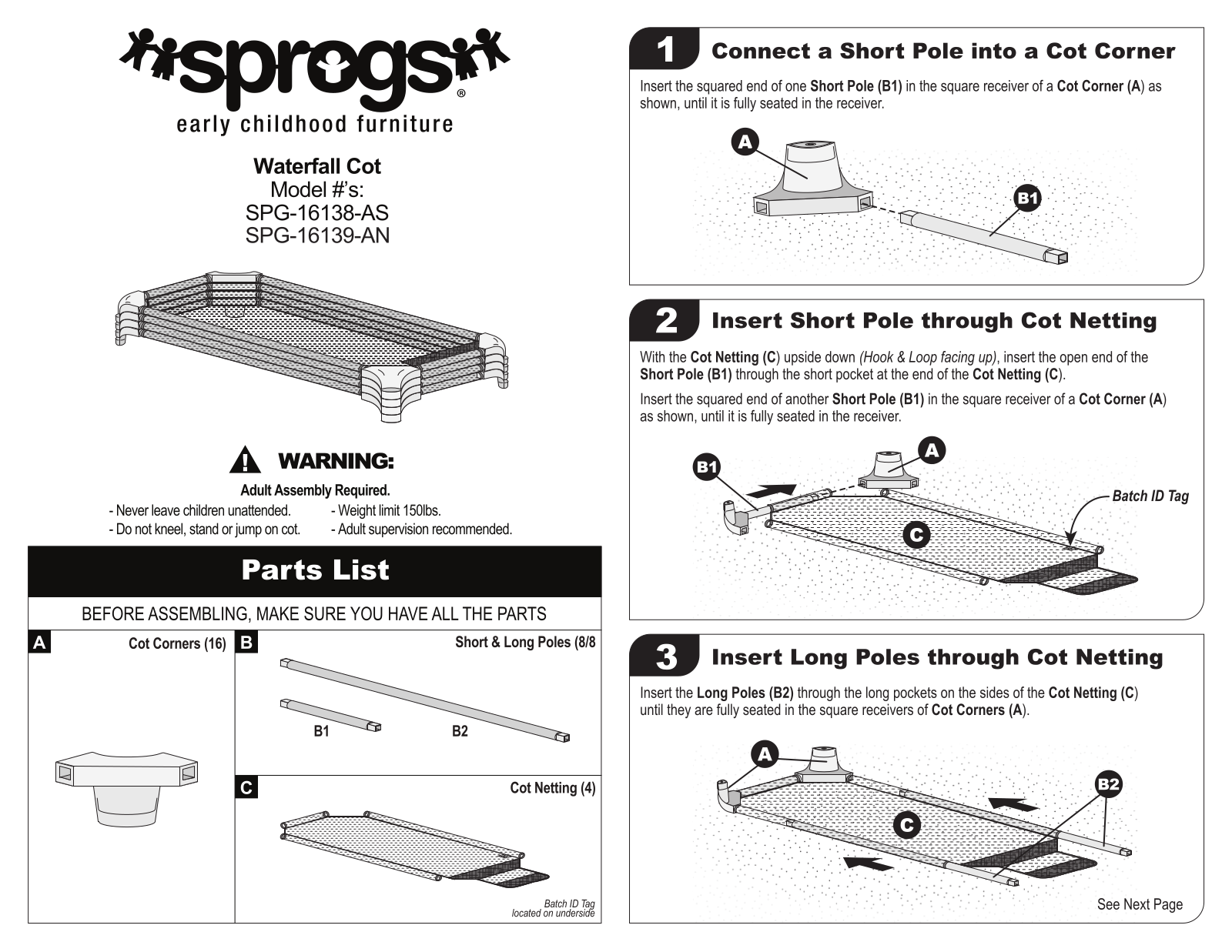 Sprogs SRGS1021 Installation & Assembly - ManualMachine.com