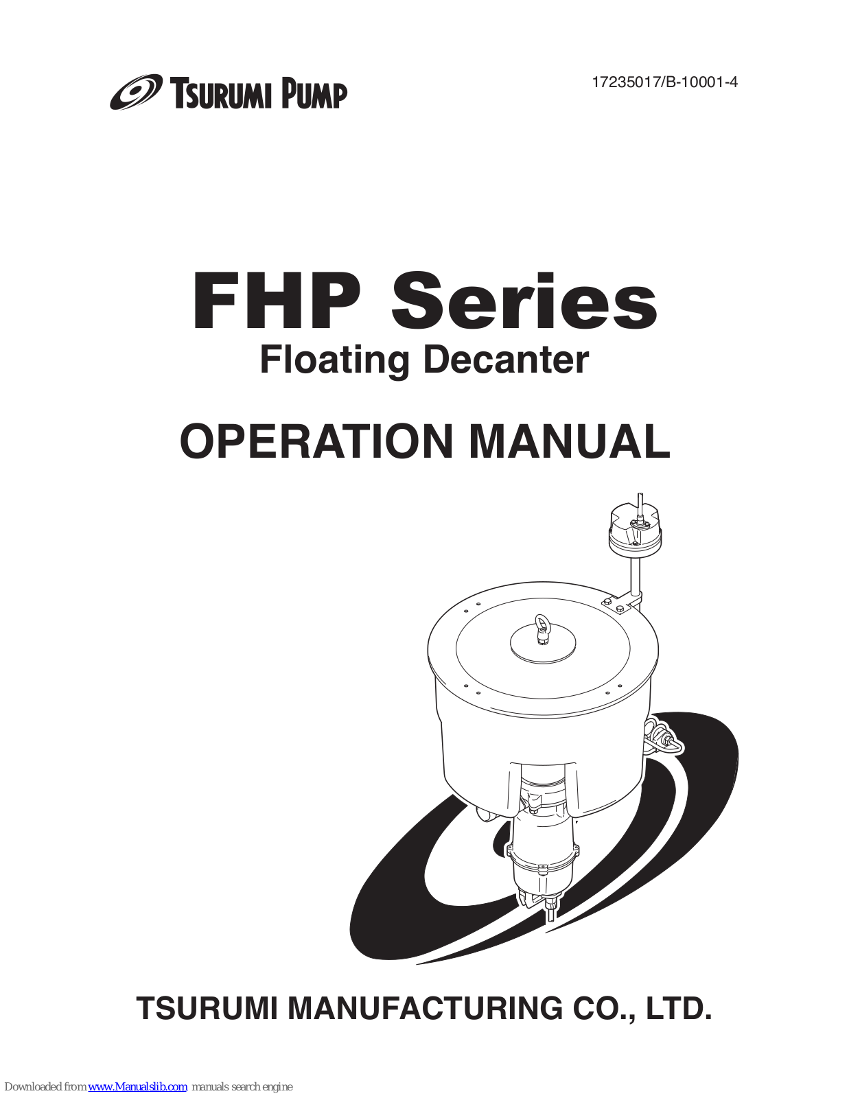 Tsurumi Pump FHP Series Operating Manual